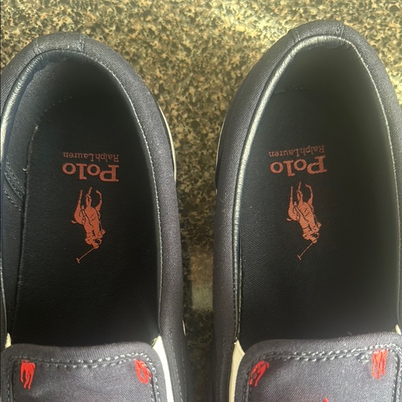 Polo Ralph Lauren Navy Slip-On Sneakers - Picture 3 of 10